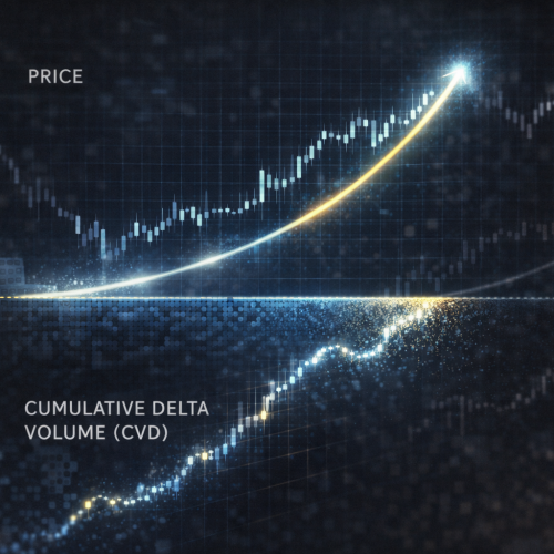 Delta cumulativo (CVD): quando ele confirma a tendência e quando a divergência avisa que o mercado está mudando de regime