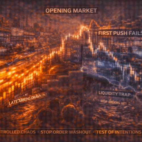 Abertura de mercado (Open) e “falhas no open”: por que o fluxo inicial é caótico e como evitar armadilhas de liquidez