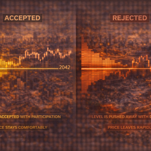 Aceitação vs rejeição de preço: como saber quando o mercado “concorda” com um nível e quando ele expulsa o preço