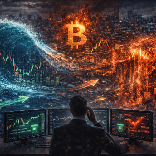 Cripto: fluxo (incluindo ETPs) vs liquidez: por que pavios e cascatas acontecem