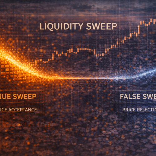 Liquidity sweep: como o preço “limpa” um lado antes de escolher direção (e como diferenciar sweep verdadeiro vs falso)
