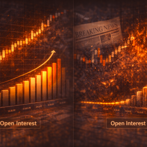 Open interest (OI) e posicionamento: o que “OI subindo com preço” sugere e como ler mudanças bruscas em notícia e vencimento