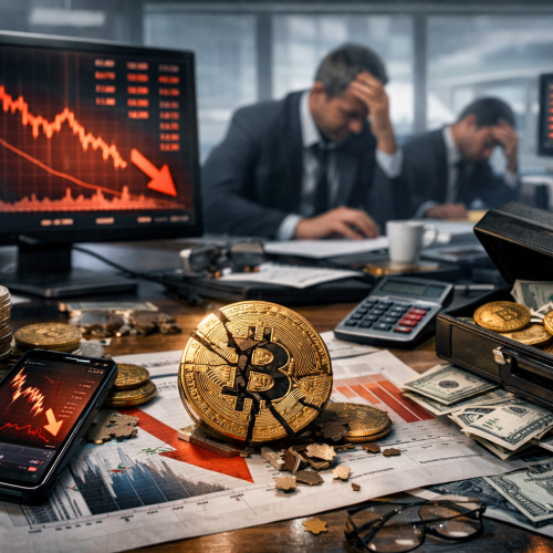 Estratégias de crypthoarding corporativas registram perdas e reacendem alerta sobre risco de mercado